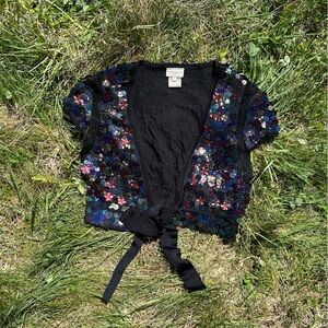 Karen Millen England Sequin Top